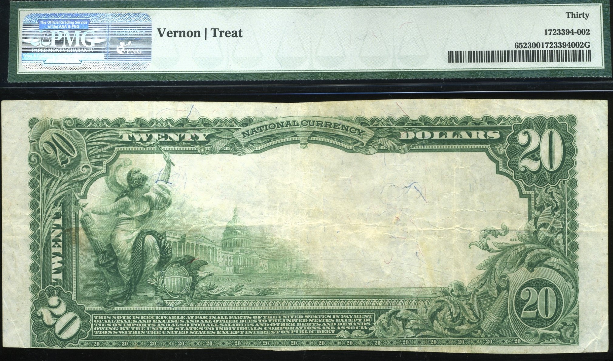 1902 $20 LOGANTON PA #30