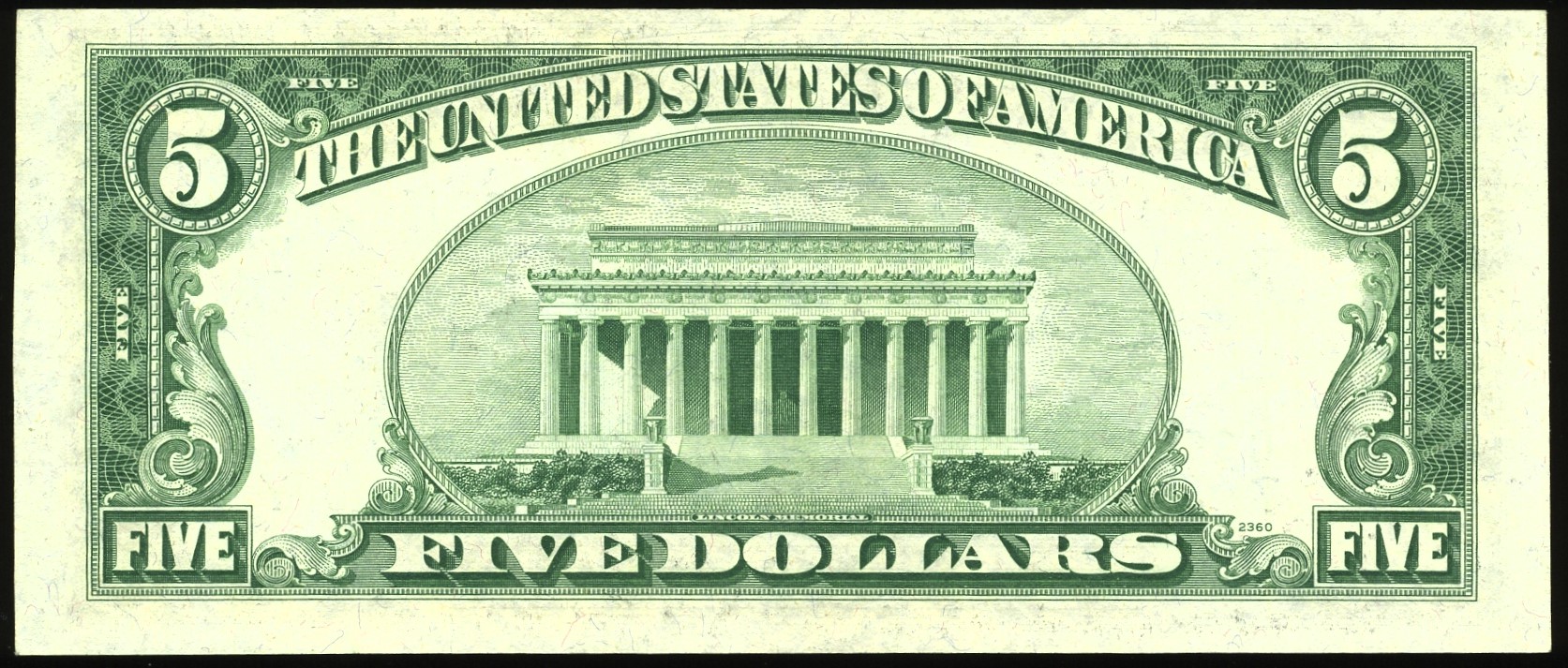 1950B $5 FRN G36666666C