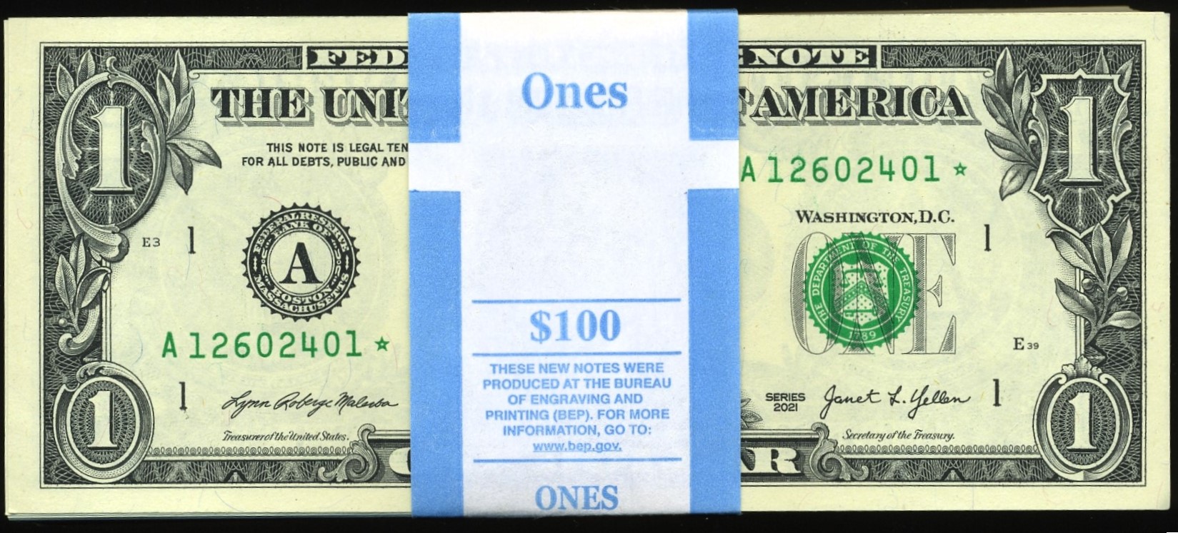 2021 $1 BOSTON STAR PACK #2401