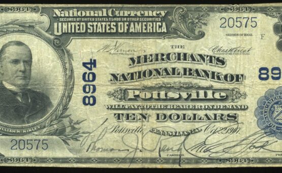 1902 $10 NB POTTSVILLE PA