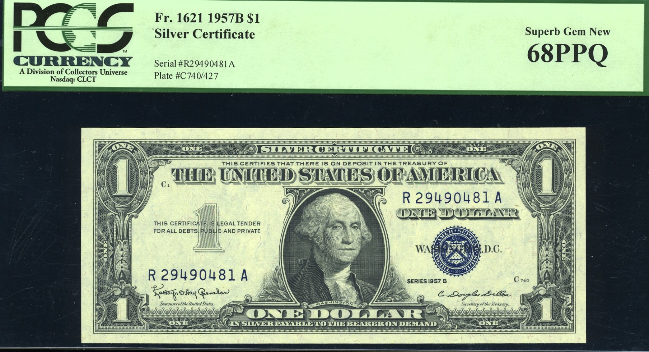 1957B $1 S.C R29490481A 68Q