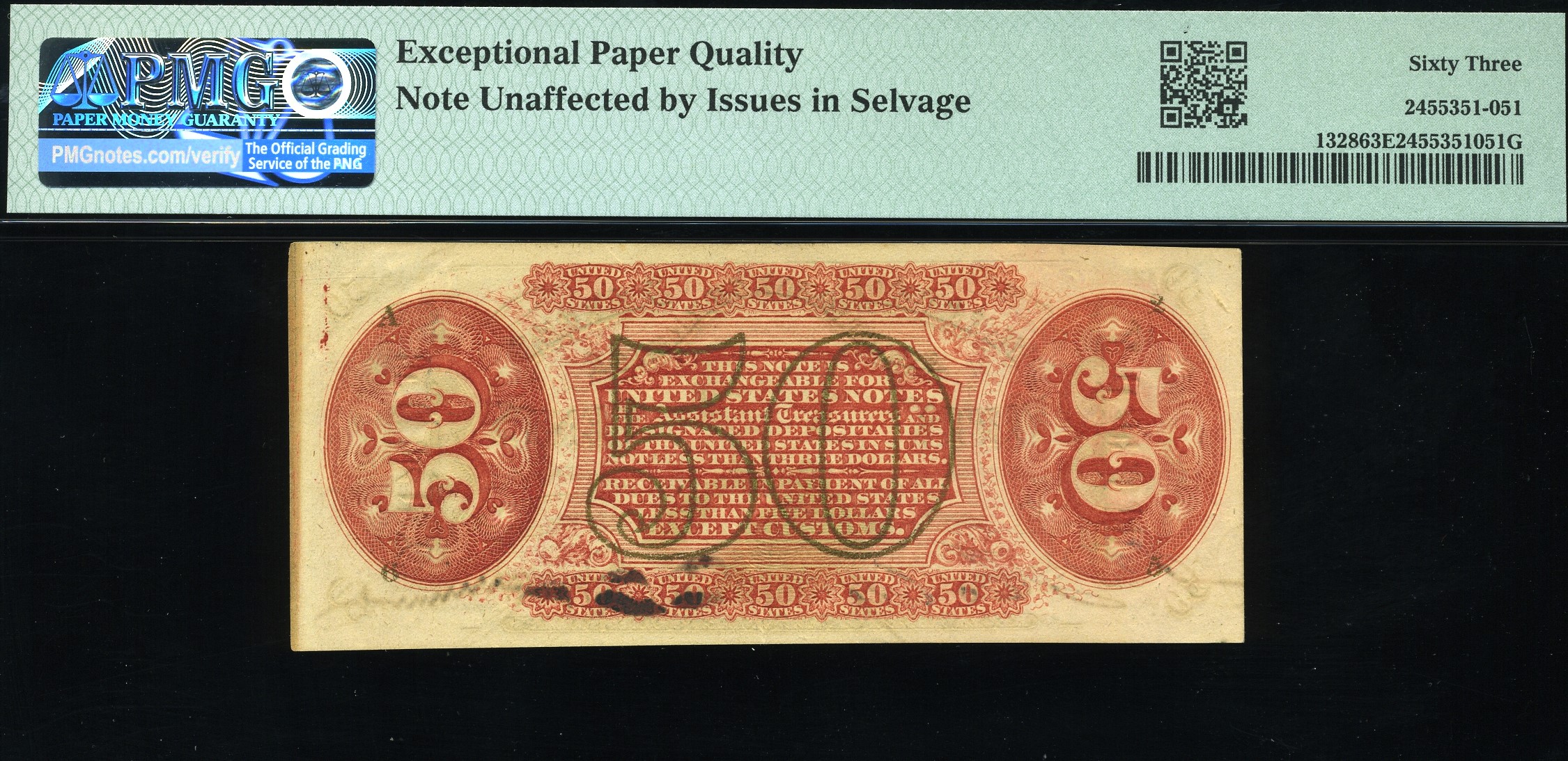 FR‑1328 50 CENT 3RD ISSUE 63EPQ