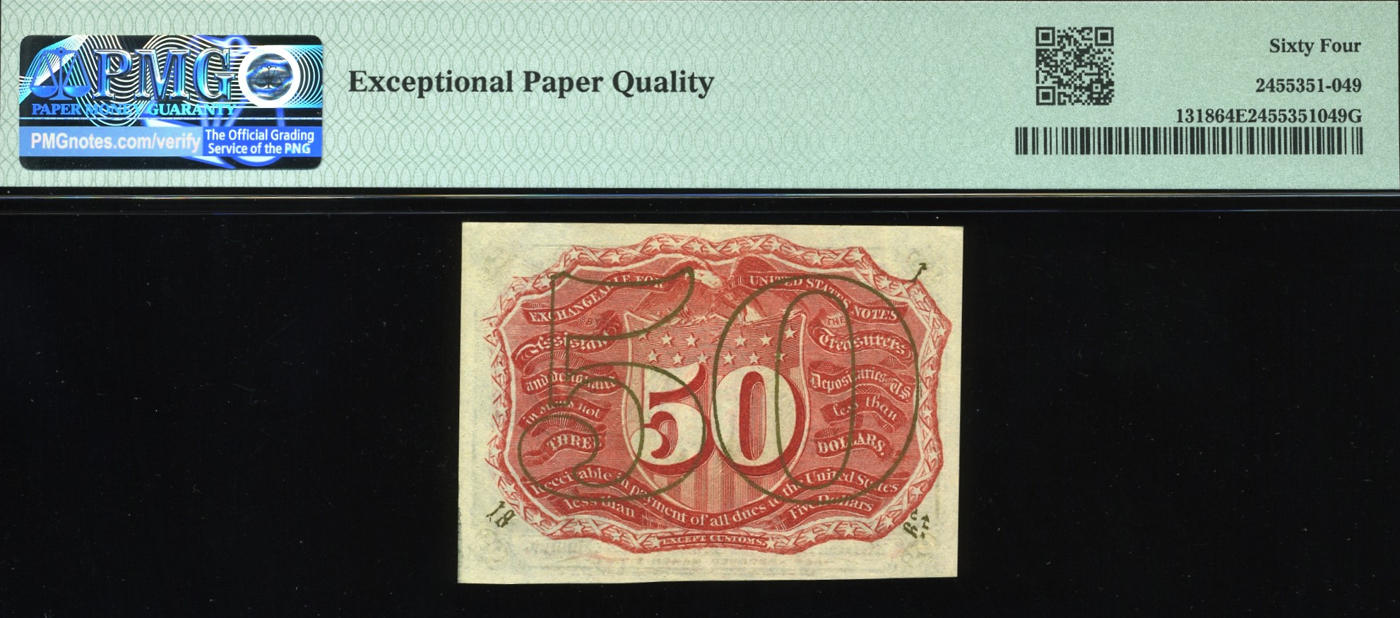 FR‑1318 50 CENT 2ND ISSUE 64EPQ