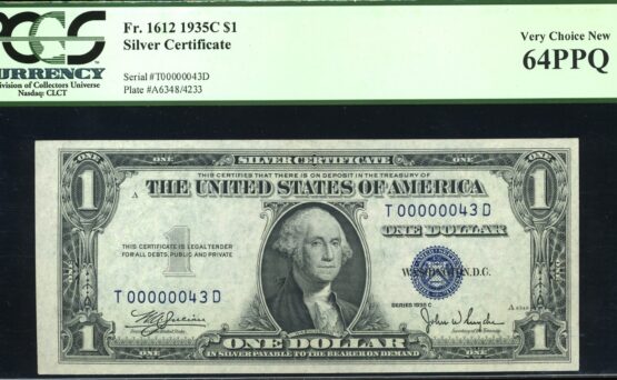 1935C $1 SILVER T00000043C 64Q
