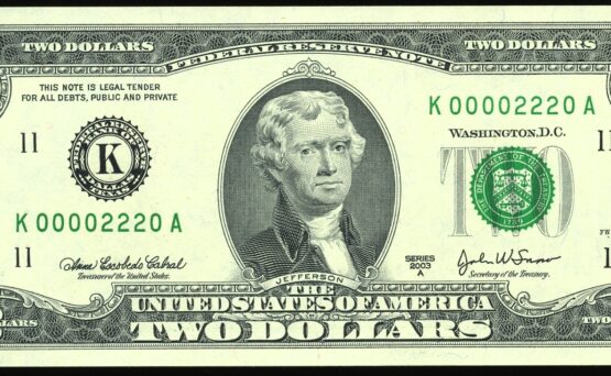 2003A $2 FRN K00002220A