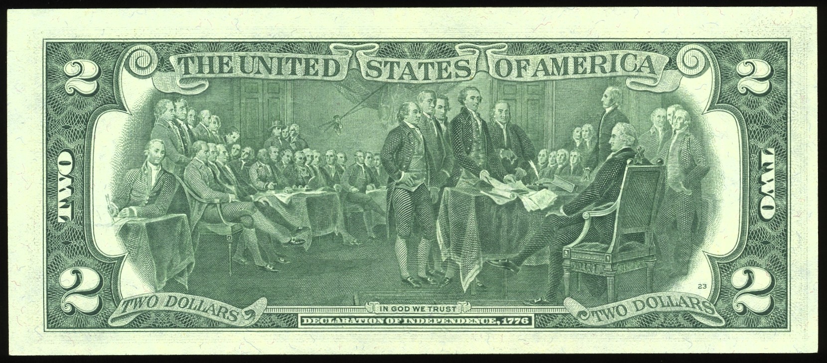 1976 $2 FRN DOUBLE AUTOGRAPH