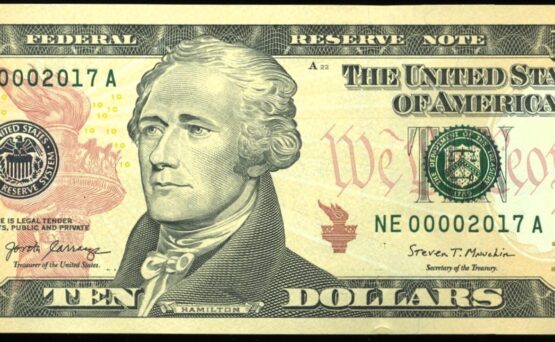 2017 $10 FRN E00002017A #2017A