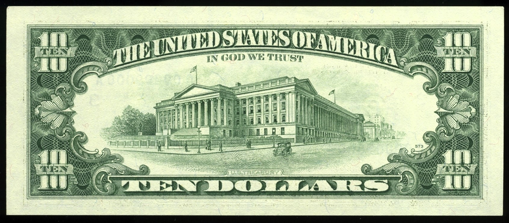 1995 $10 FRN C00009000A