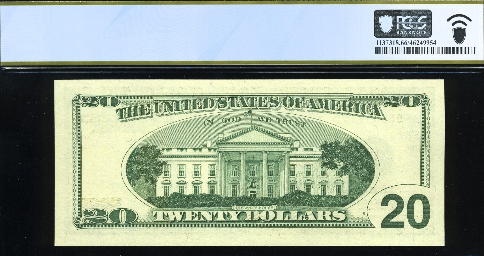 1999 $20 FRN BF55555555D 66PPQ
