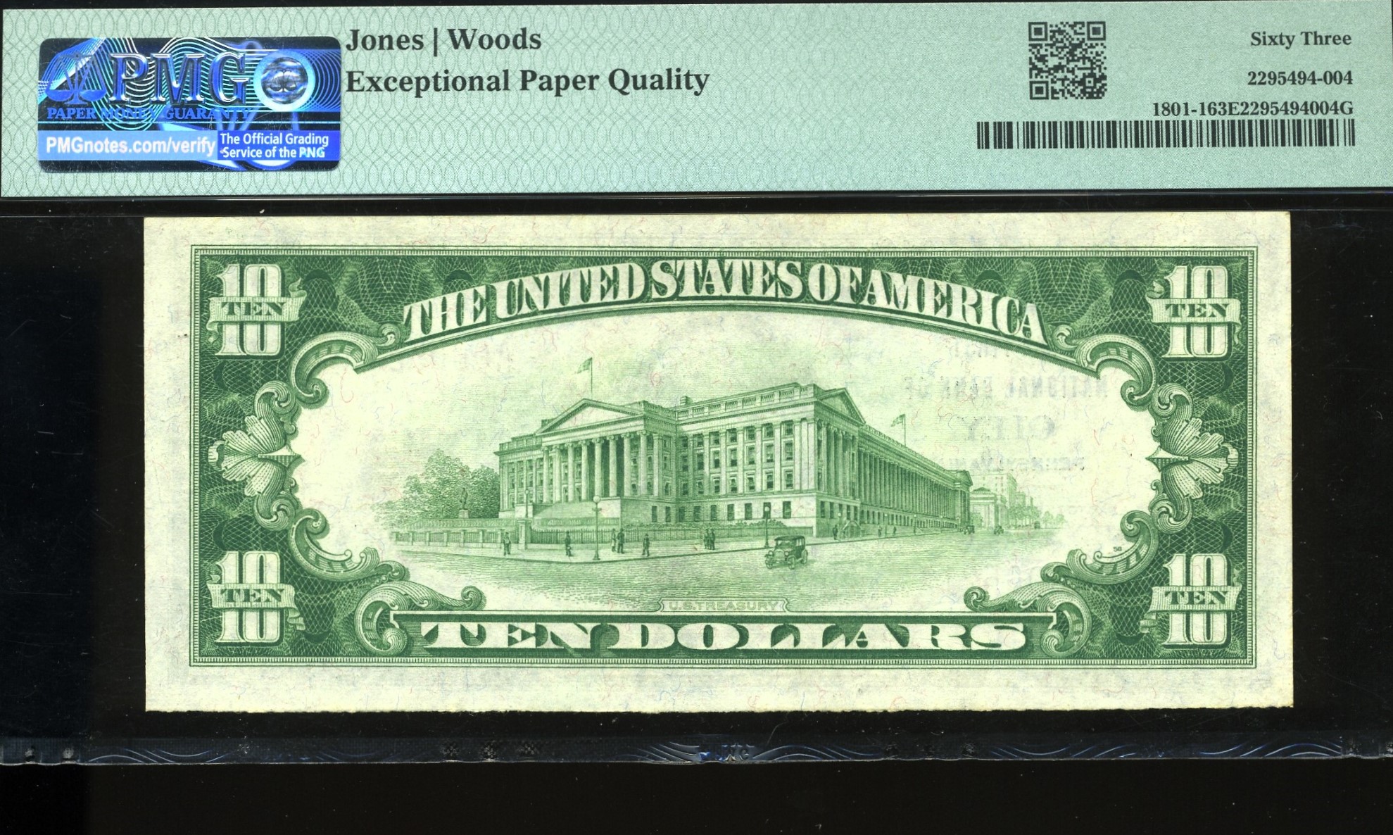 1929 $10 F NB OF OLEY PA #63Q