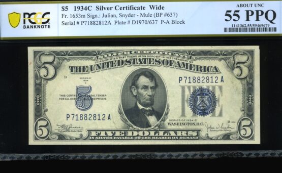 1934C $5 S.C PA #637-BP