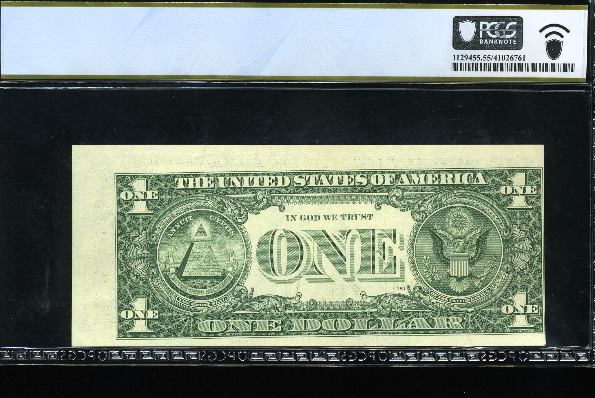 1995 $1 END OF ROLL/GUTTERS