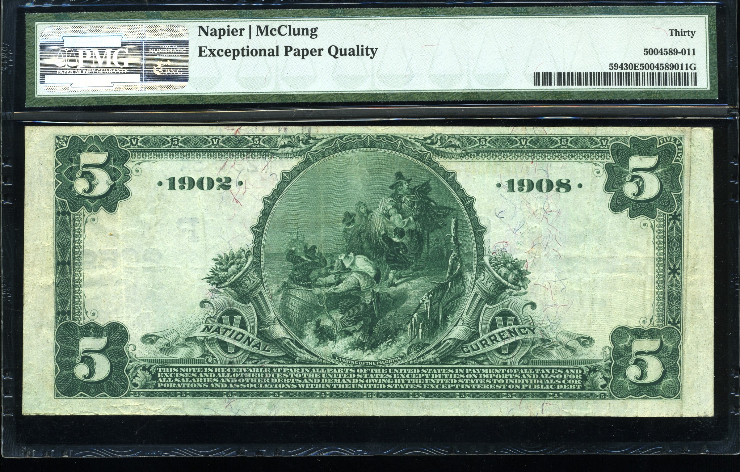 1902 $5 DSRT SALT LAKE CITY UT