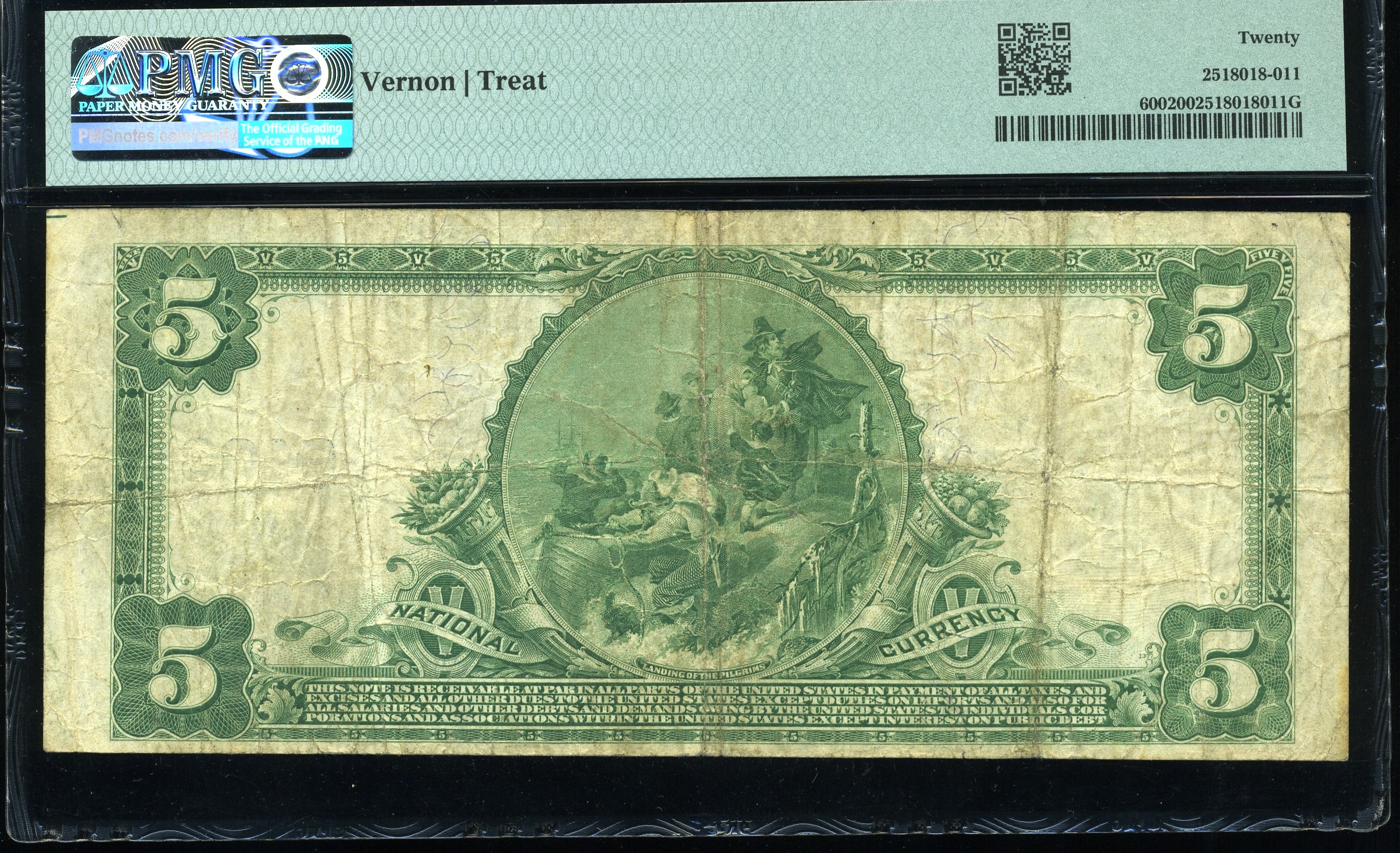 1902 $5 CONT SALT LAKE CITY UT