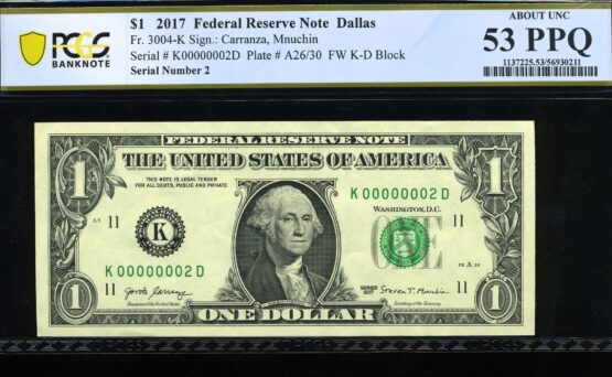 2017 $1 FRN K00000002D 53Q