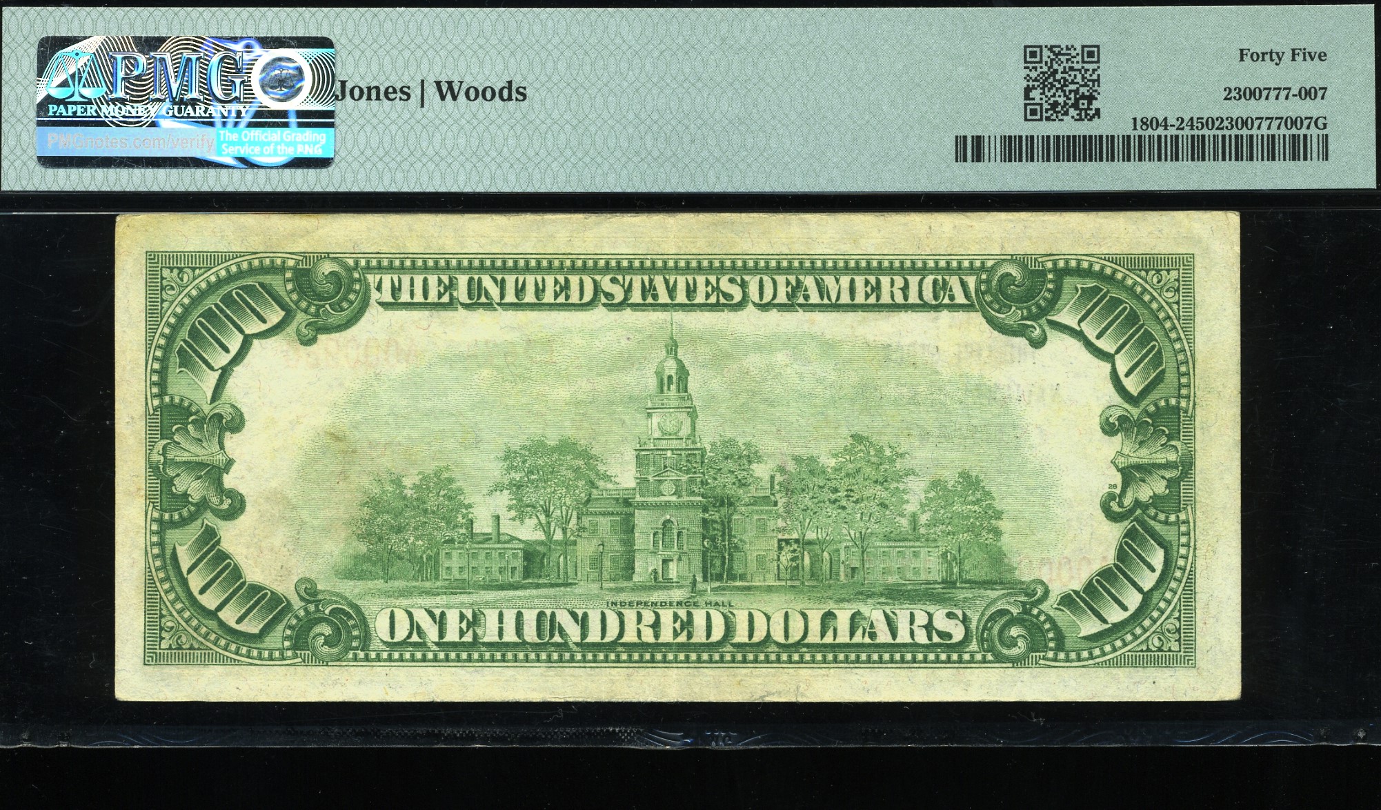 1929 $100 LIVE STOCK CHICAGO IL