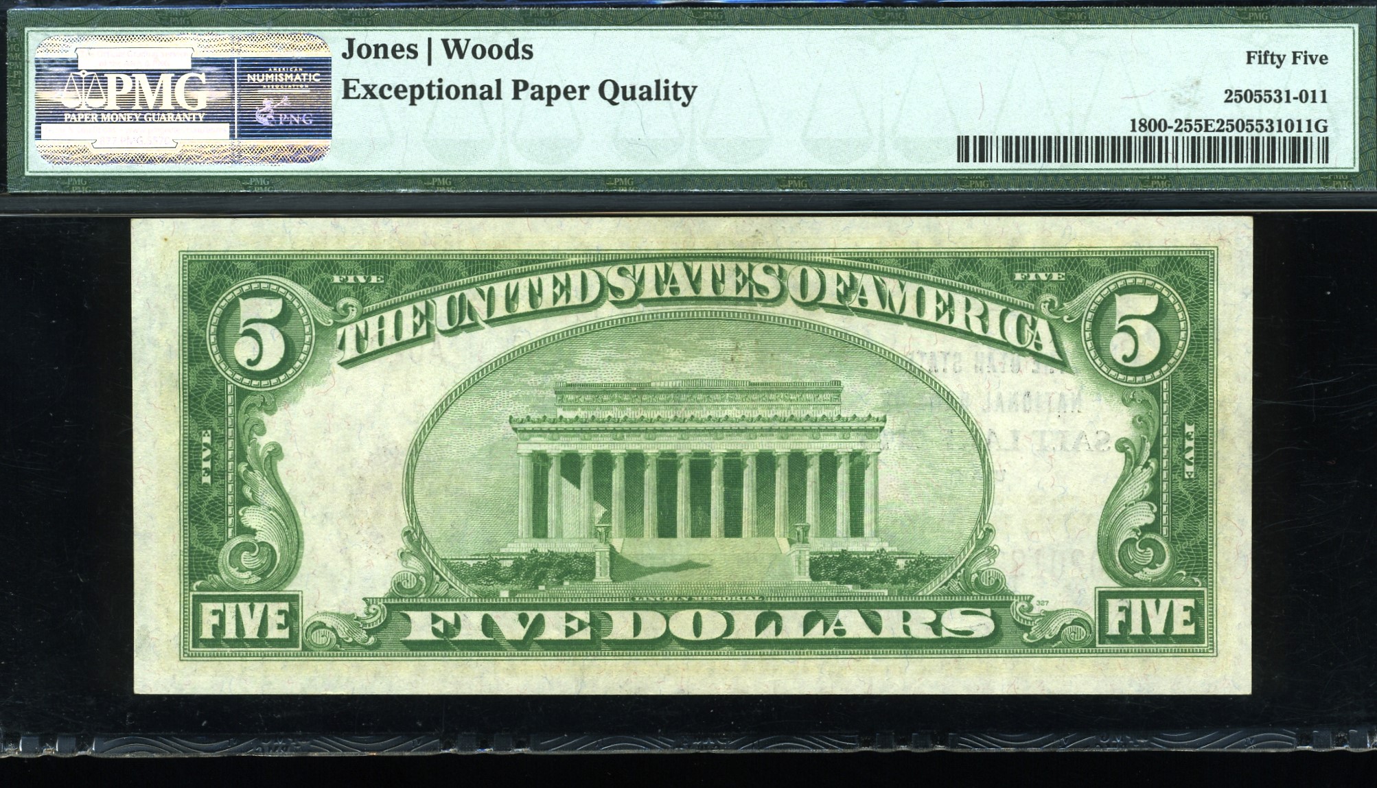 1929 $5 SALT LAKE CITY UT