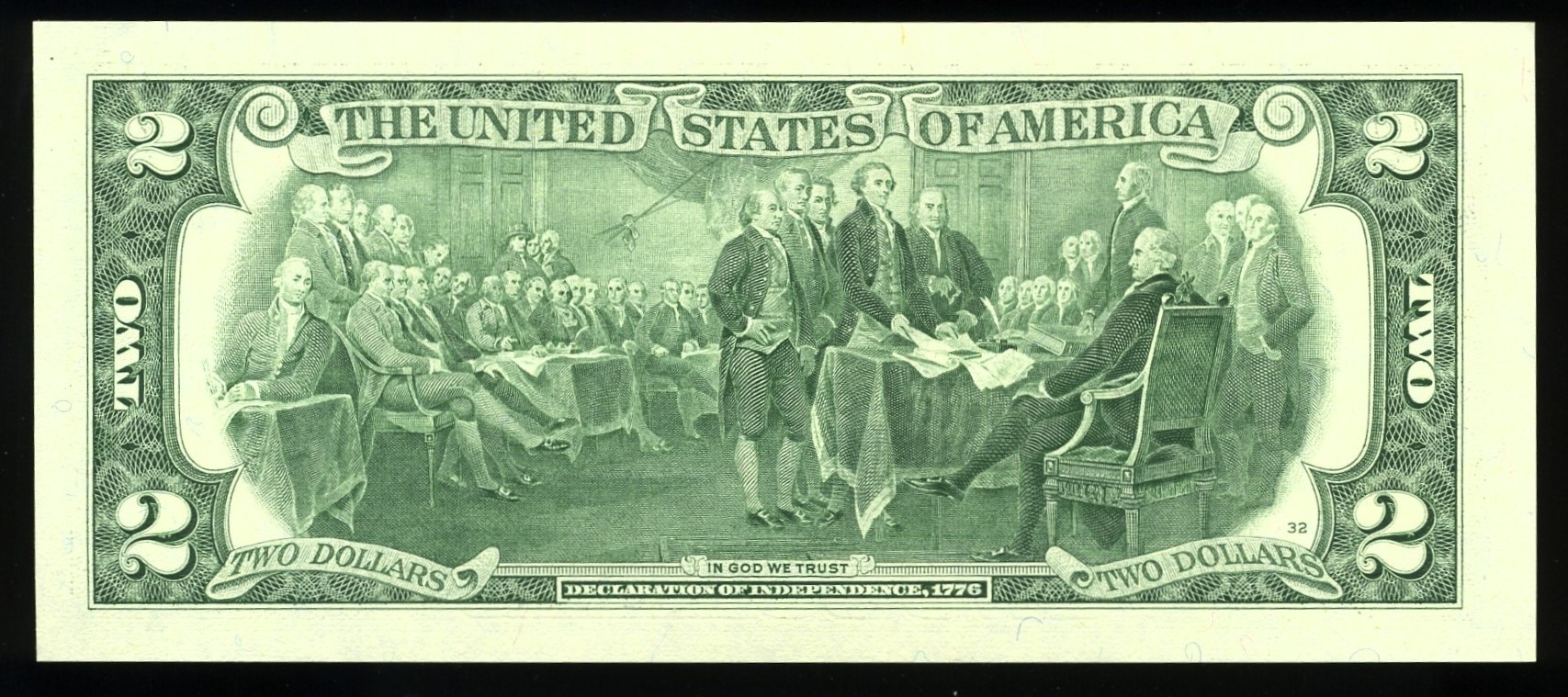 2003A $2 FRN K00001100A
