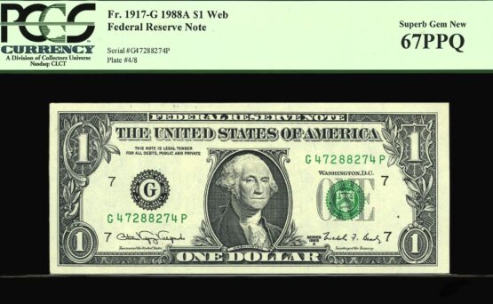 1988A $1 FRN G47288274P WEB