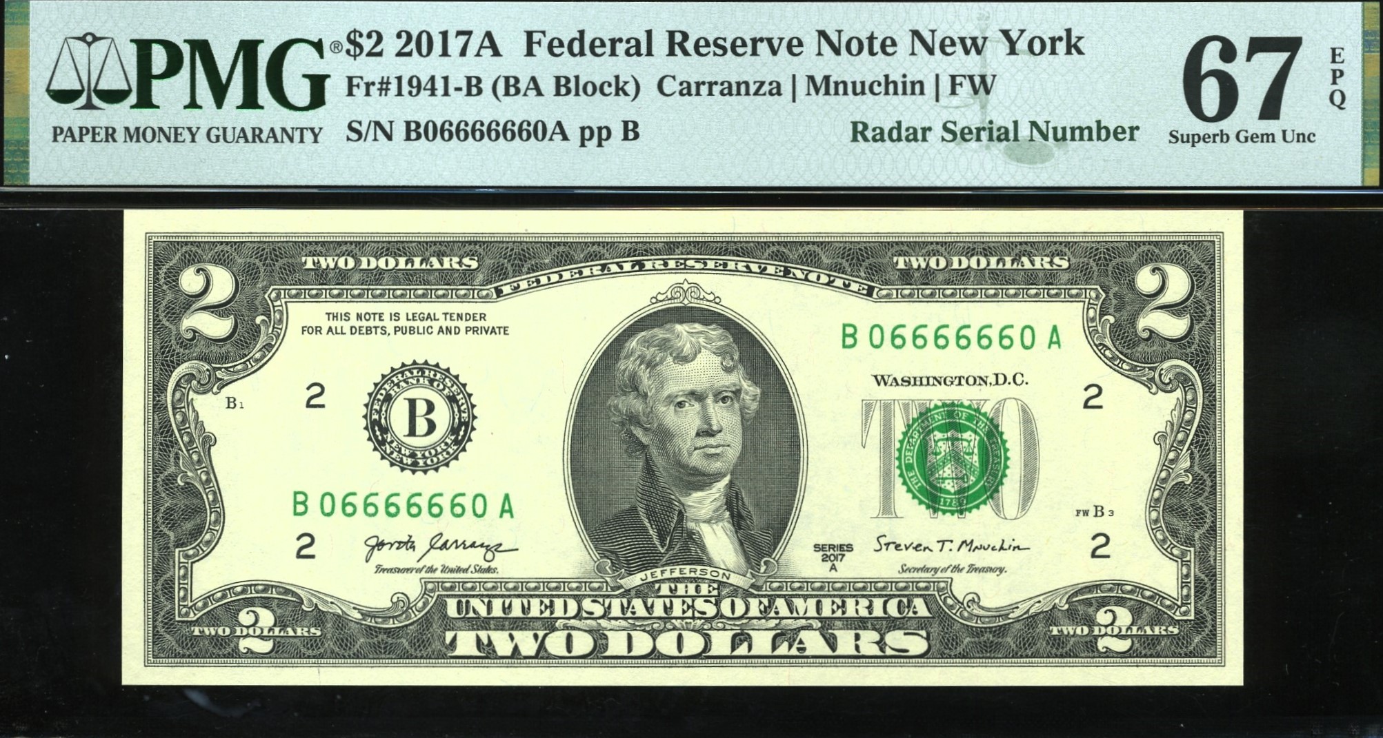 2017A $2 FRN B06666660A 67Q
