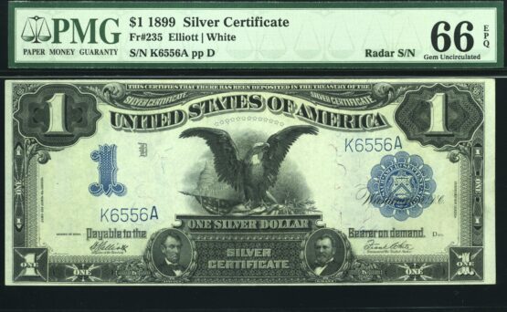 FR-235 1899 $1 S.C K6556A 66EPQ