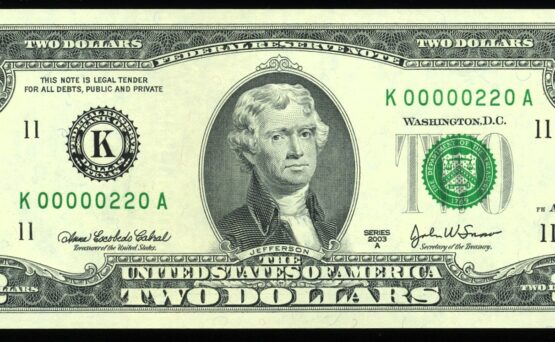 2003A $2 FRN K00000220A