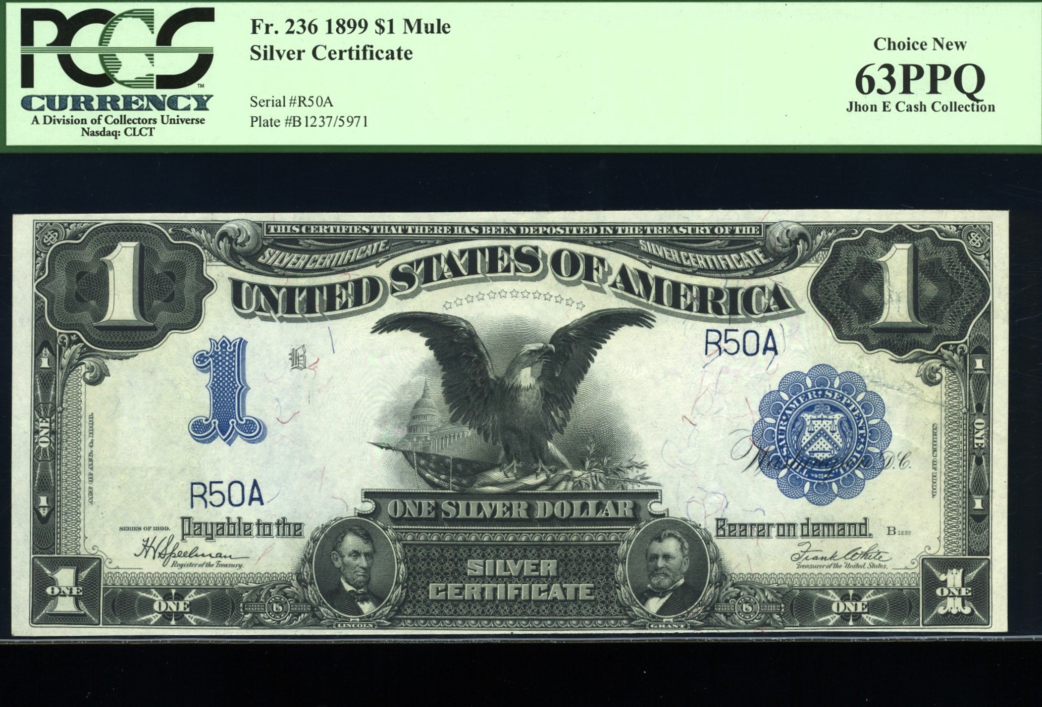 FR-236 1899 $1 SILVERS #10-100