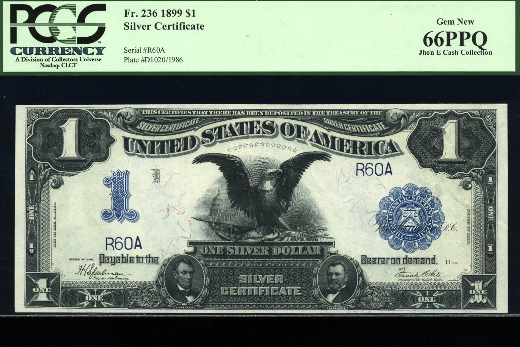 FR-236 1899 $1 SILVERS #10-100