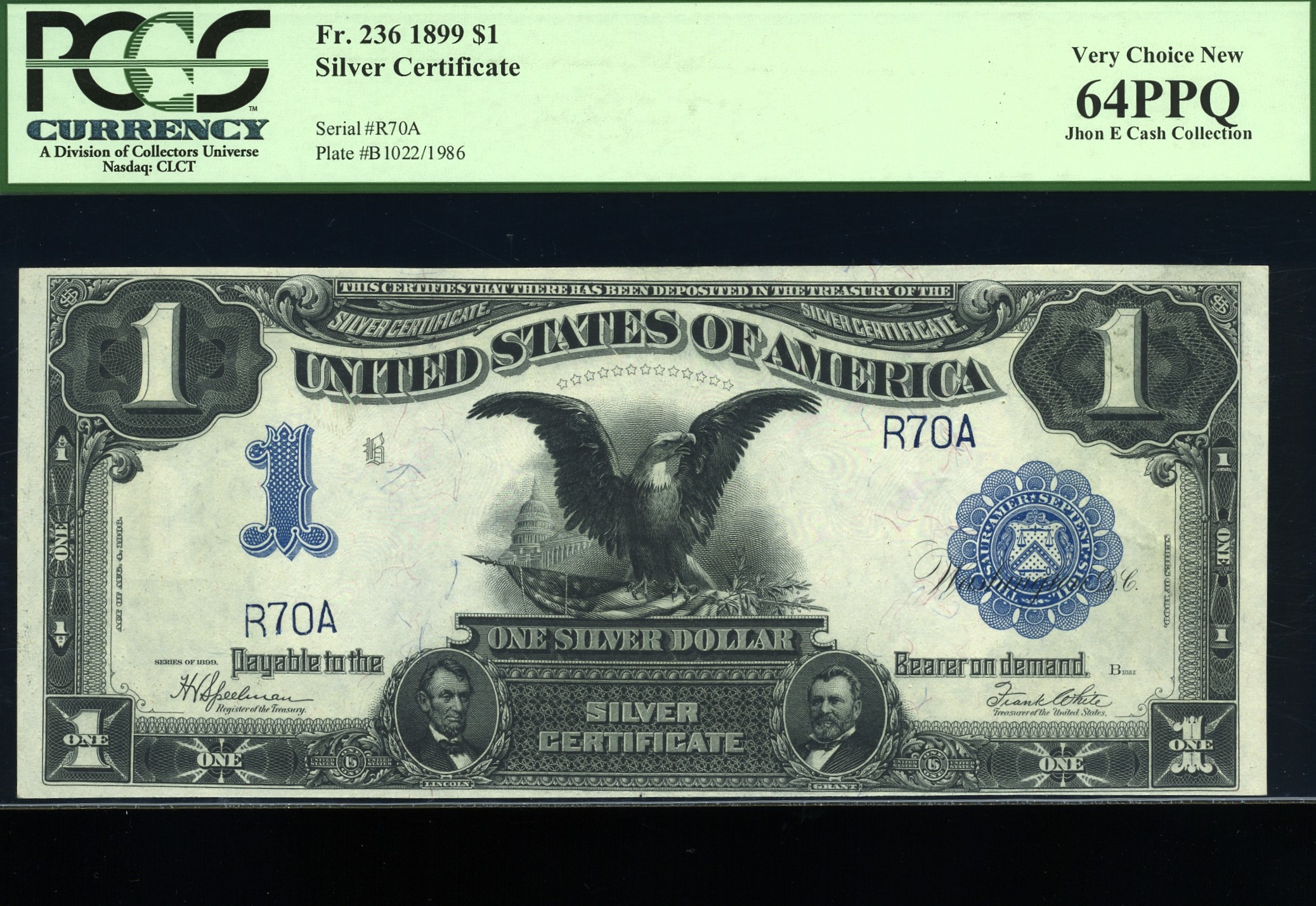 FR-236 1899 $1 SILVERS #10-100