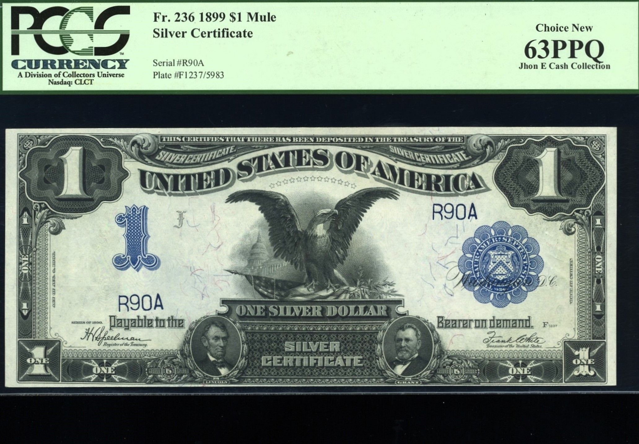 FR-236 1899 $1 SILVERS #10-100