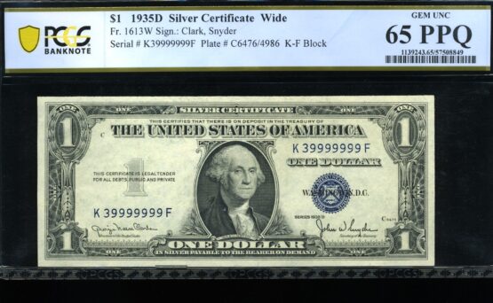 1935D $1 S.C K39999999F 65Q