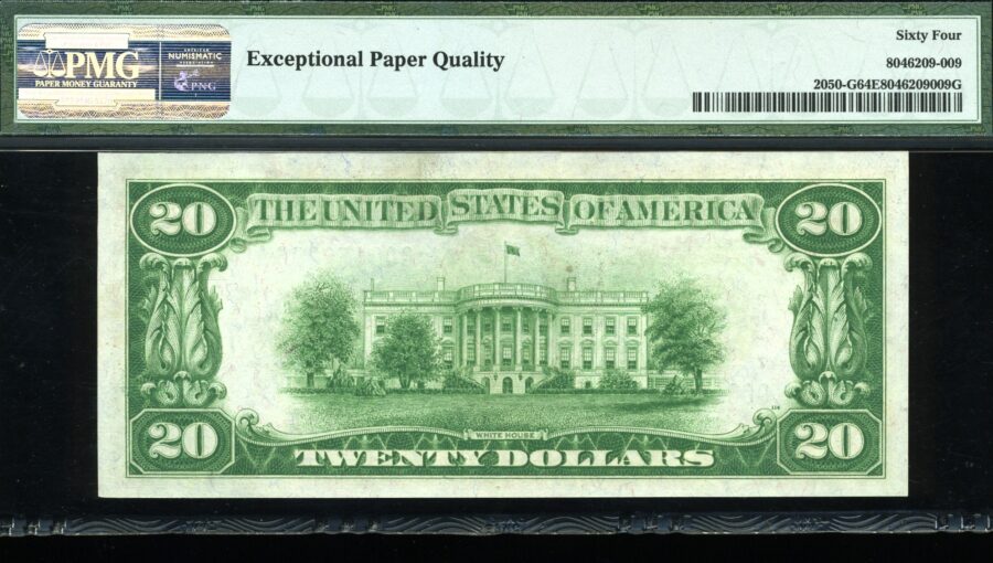 Frn 1928 $20 FRN G08450296A 64Q - USA Rare