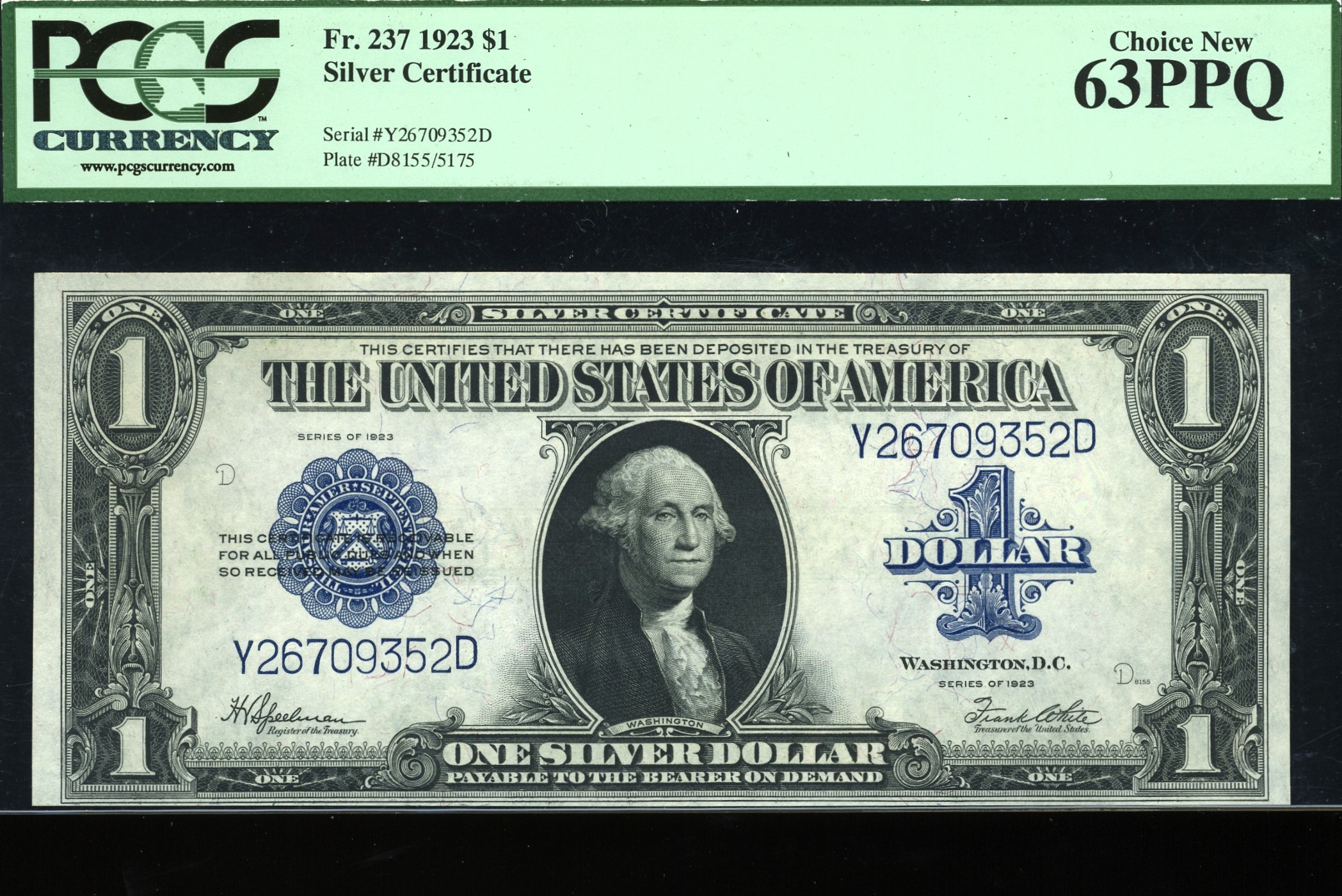 FR‑237 1923 $1 S.C Y26709352D 63Q