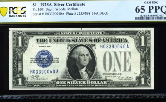 1928A $1 S.C H03390040A 65Q