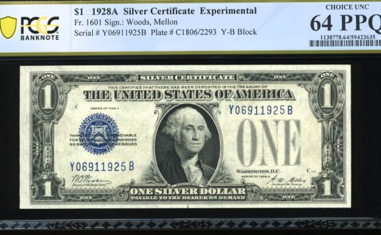 1928A $1 EXP S.C Y06911925B 64Q