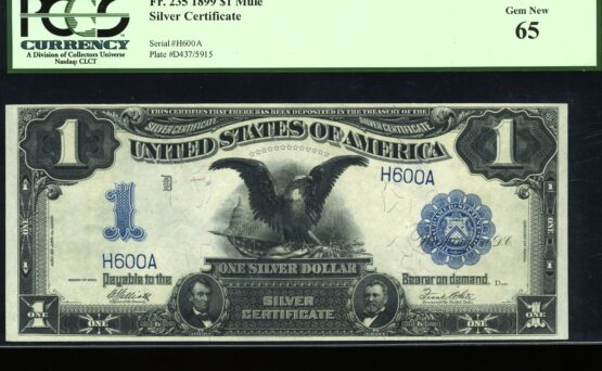 FR-235M 1899 $1 S.C H600A #65