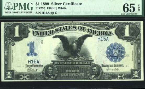 FR-235 1899 $1 S.C H15A P.M.G #65Q