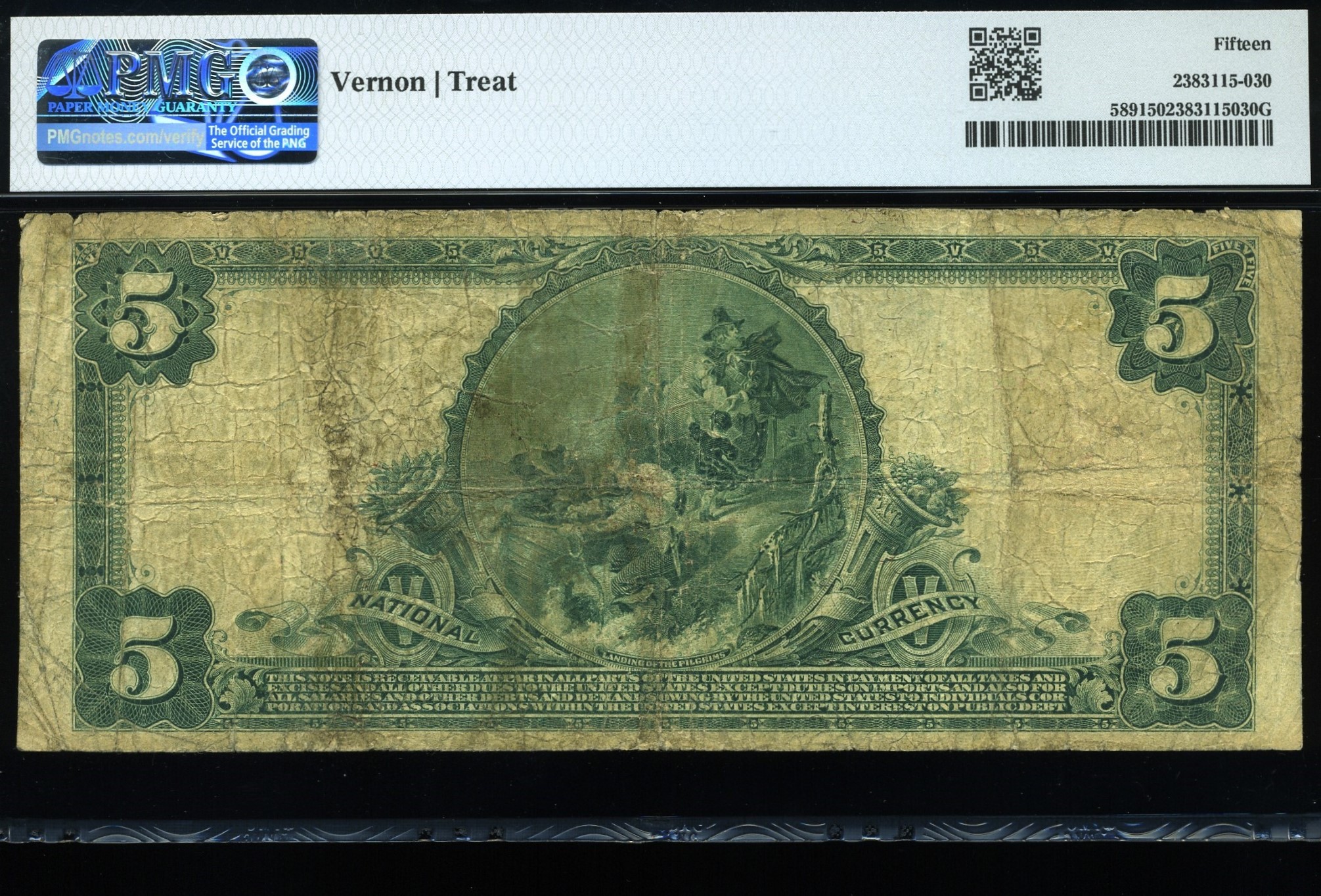 1902 $5 4TH NB PHILADELPHIA PA
