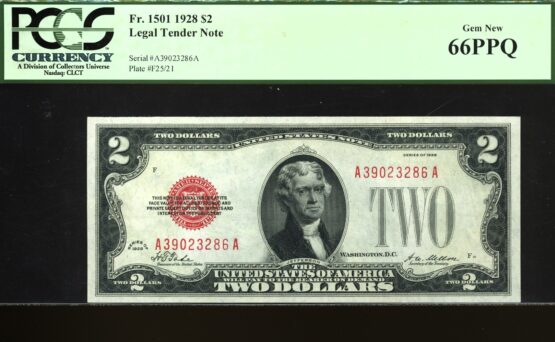 1928 $2 L.T A39023286A 66PPQ